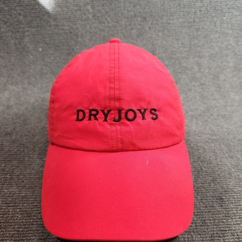 Footjoy Dryjoys Golf Hat Adjustable Adult Red Waterproof Cap